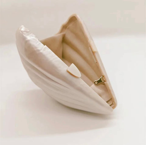 Seashell clutch
