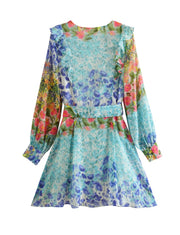 Leila floral dress