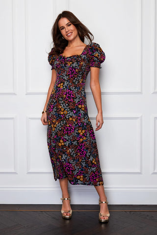 Sweetheart Floral Dress