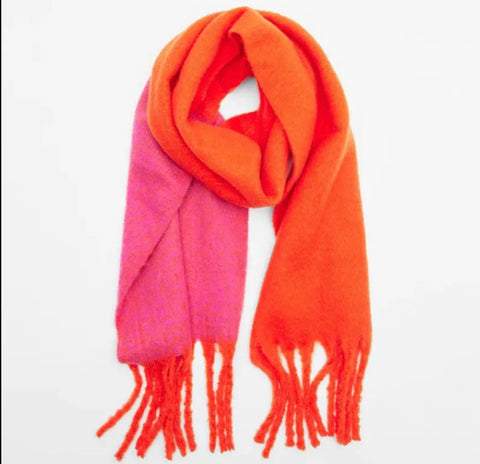 Nina Scarf Orange/Pink