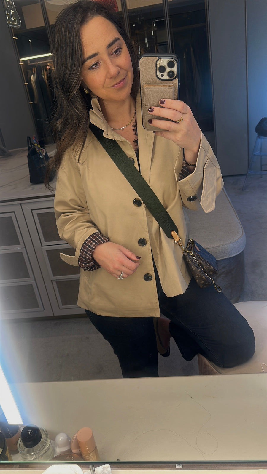 Emilee trench coat (short)