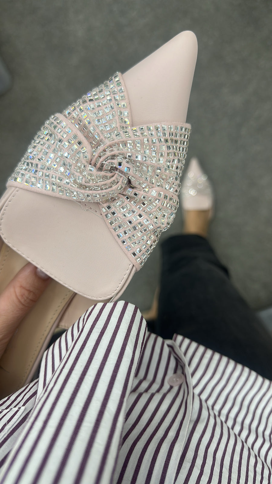 Crystal Toe Shoes