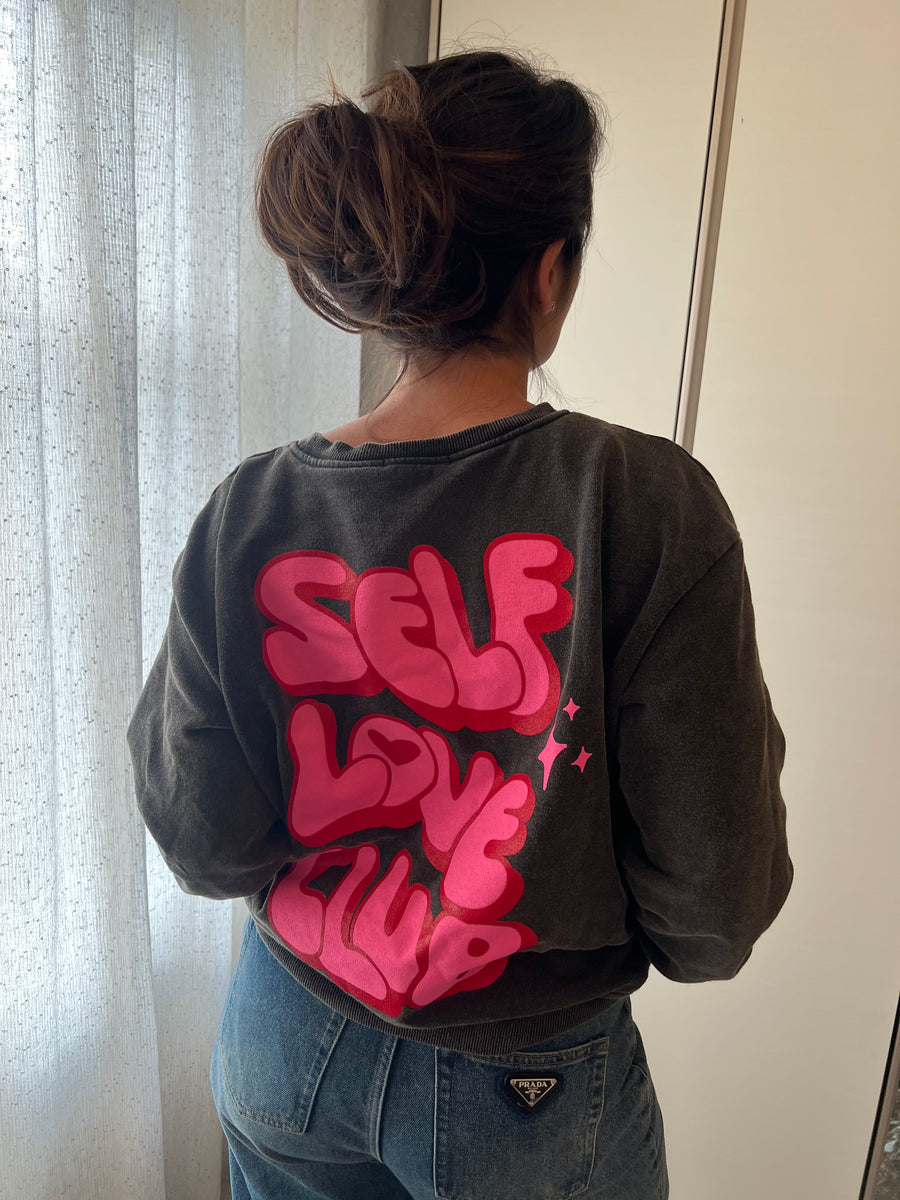 Self love club sweater