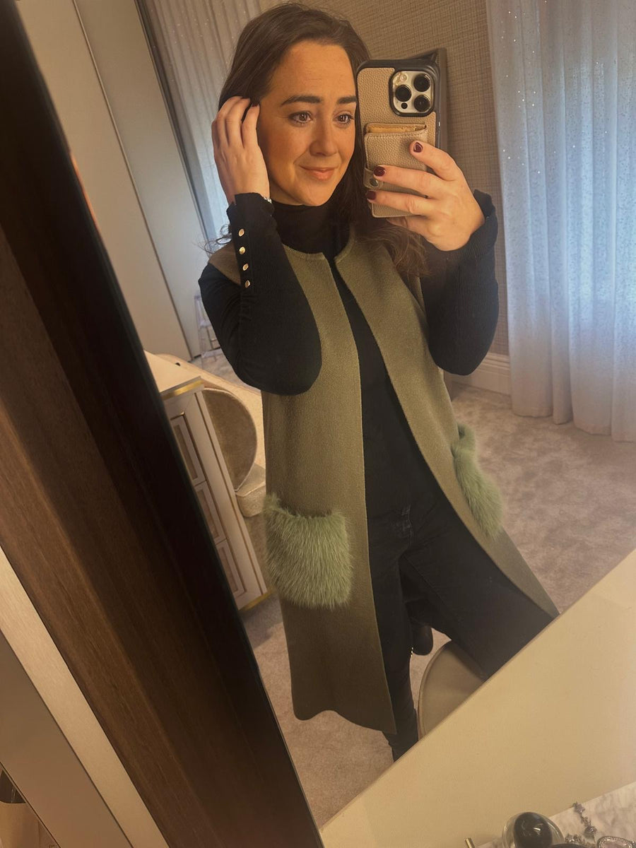 Paloma sleeveless cardigan