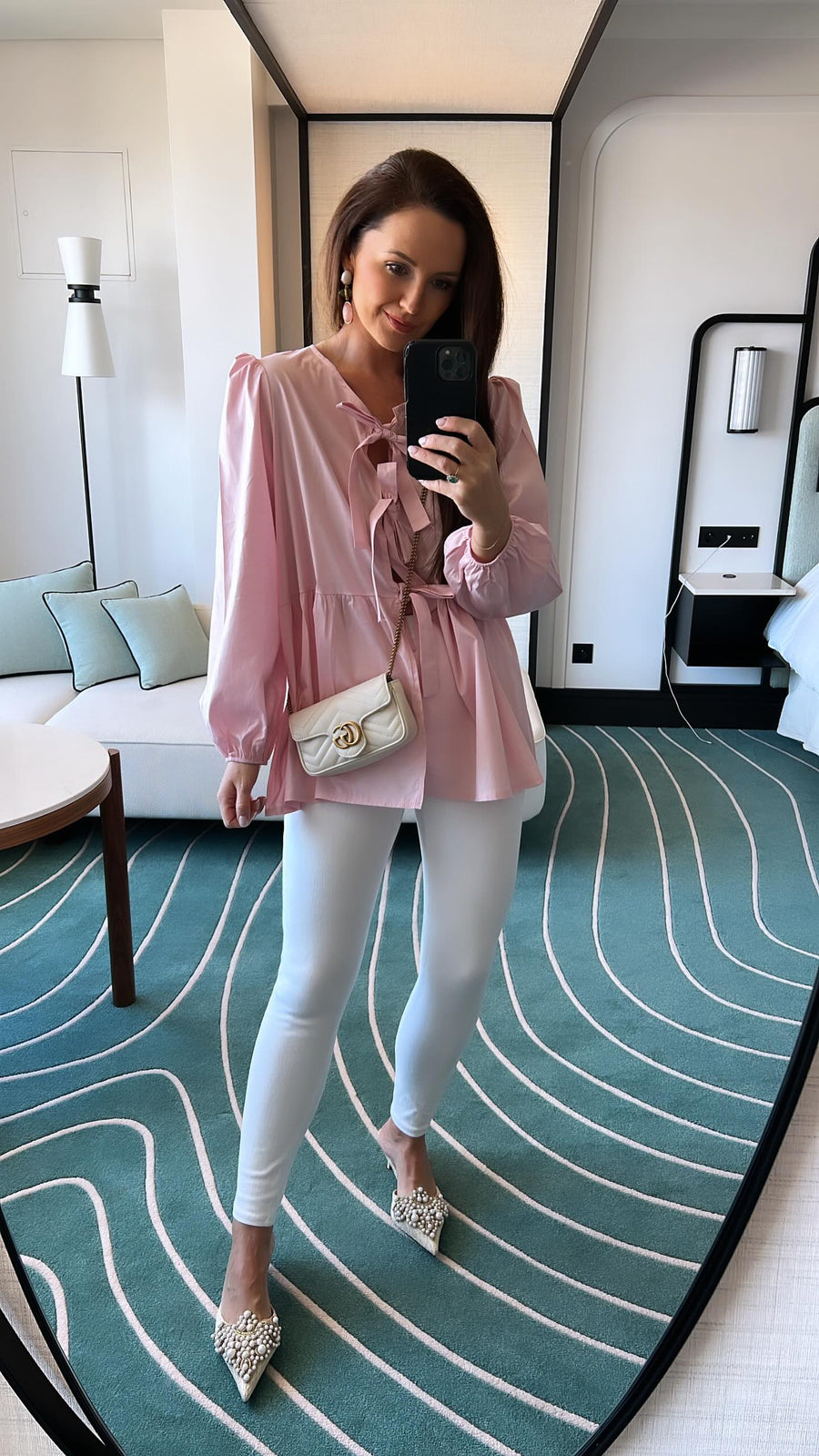 Evie triple bow top