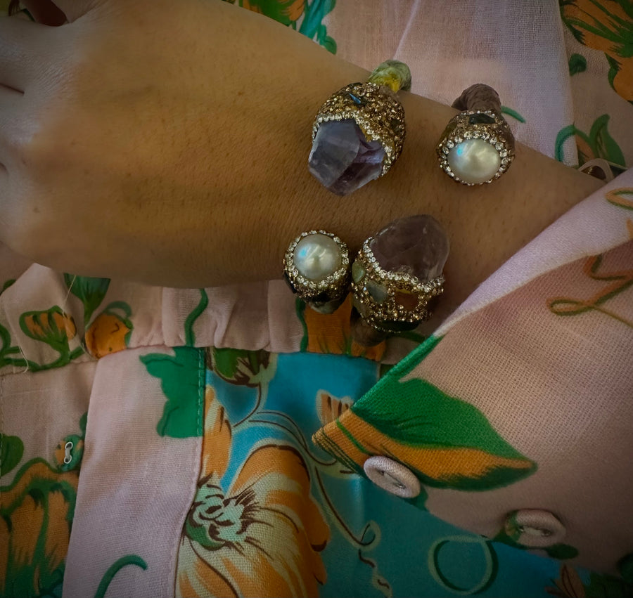 Thea crystal embellished bracelet