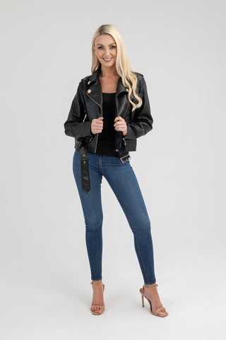 Brooke leather jacket