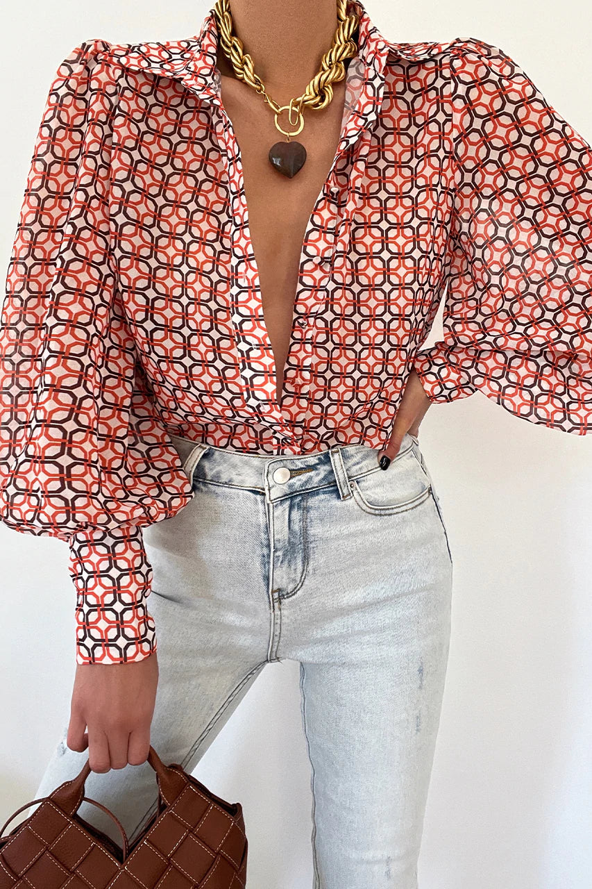 Hermes Blouse